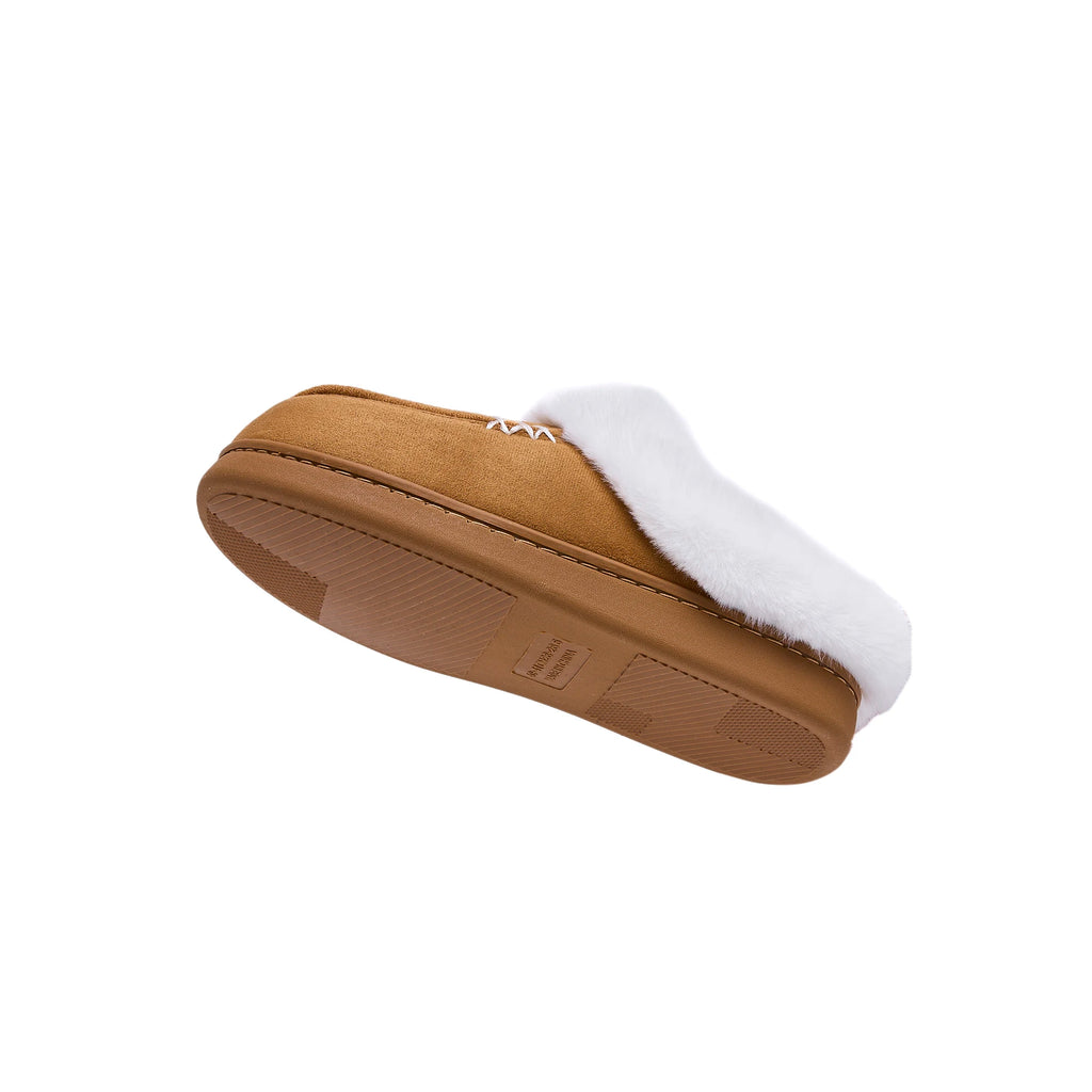 Chaussons femme moelleux à mémoire de forme