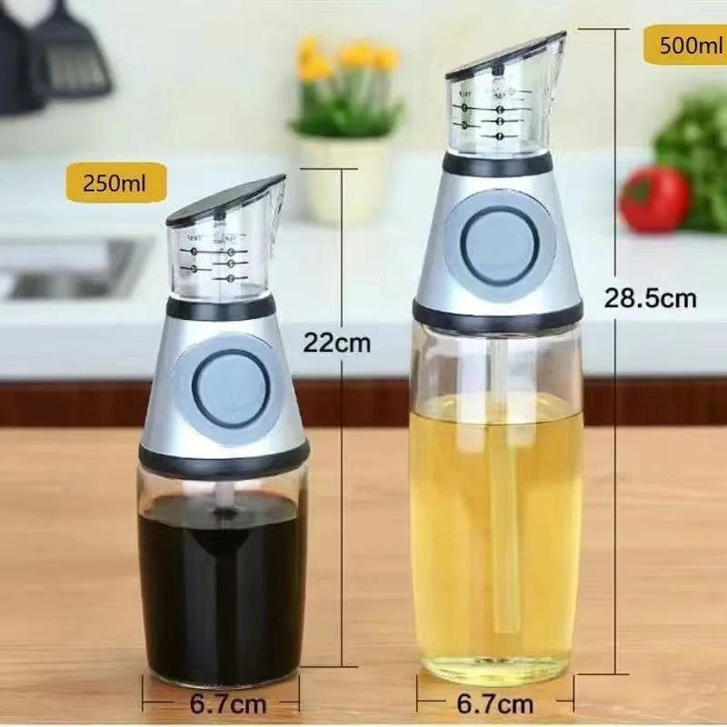 Vaporisateur et distributeur d'huile 2 en 1 en verre – 500 ml