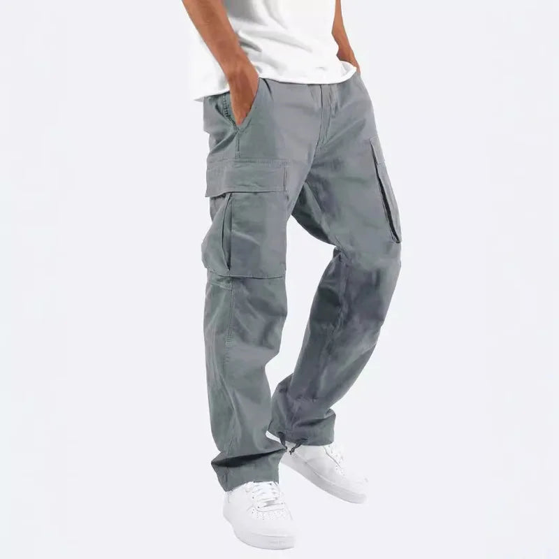 Pantalon cargo homme multi-poches – coupe jogger