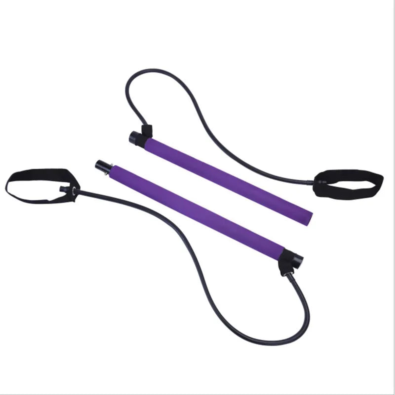 Kit barre de Pilates portable avec bandes élastiques