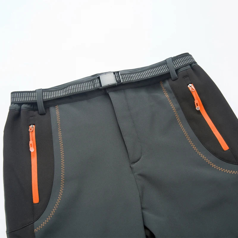 Pantalon homme doublé polaire – chaud, déperlant et coupe-vent