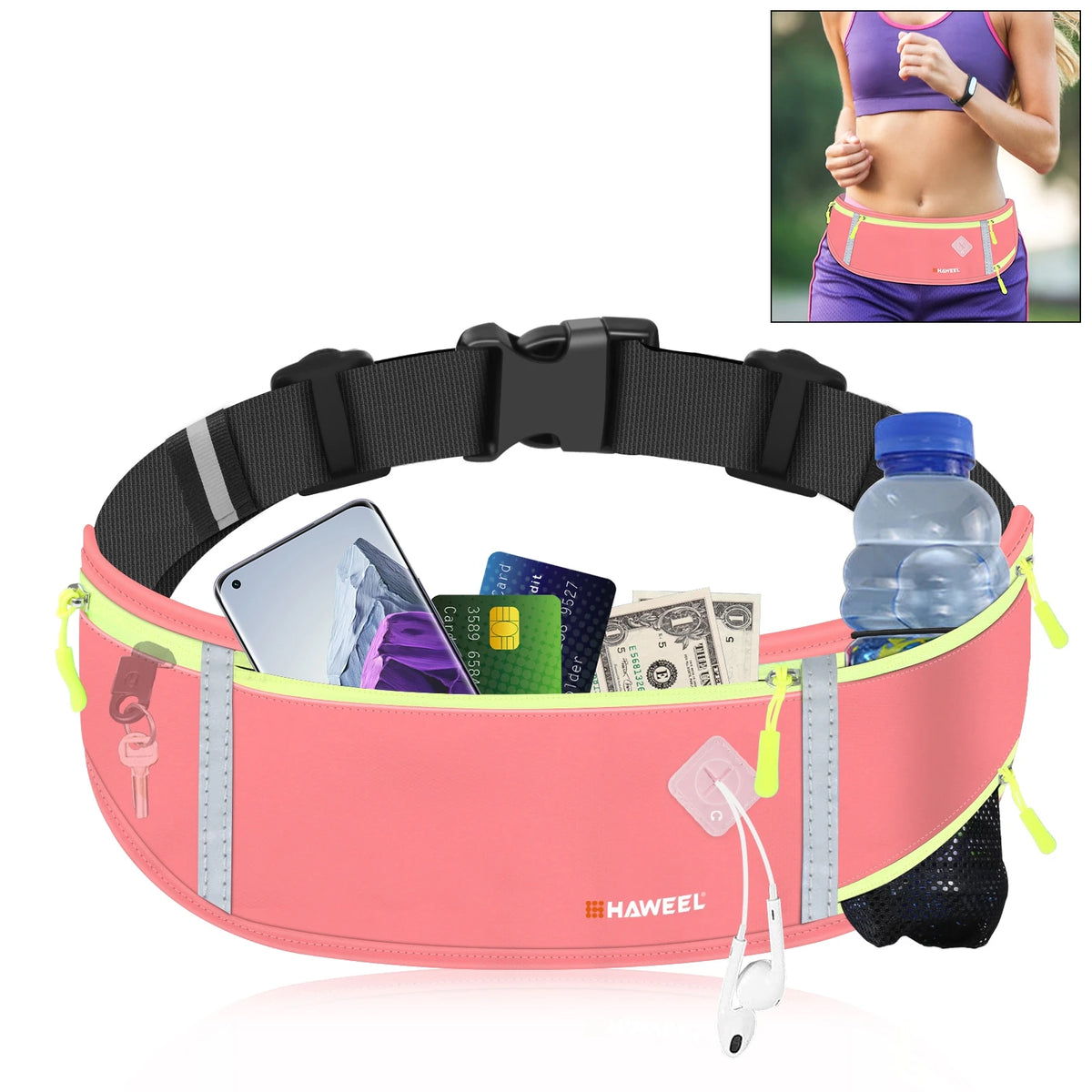 Ceinture de running porte-téléphone