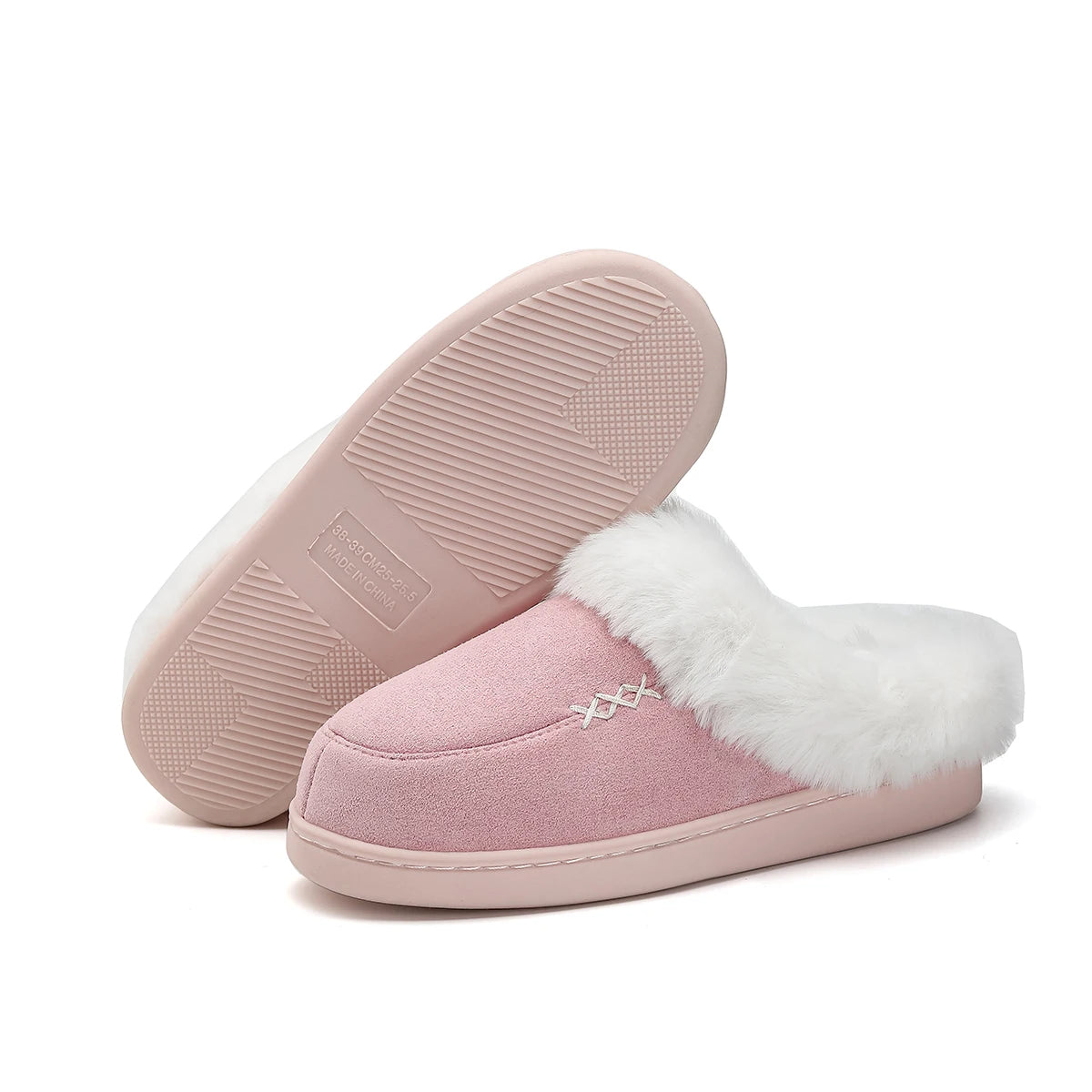 Chaussons femme moelleux à mémoire de forme