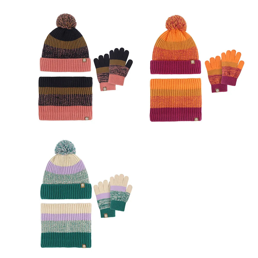 Set bonnet, gants et tour de cou enfant (2-10 ans)