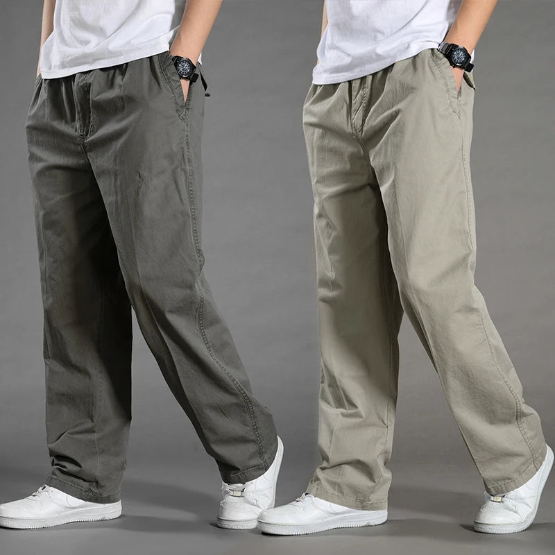 Pantalon cargo homme en coton – multi-poches, 4 modèles, jusqu'au 6XL