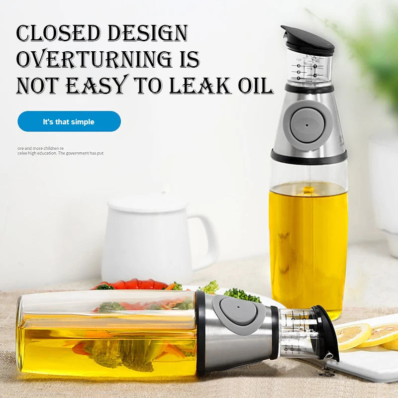 Vaporisateur et distributeur d'huile 2 en 1 en verre – 500 ml