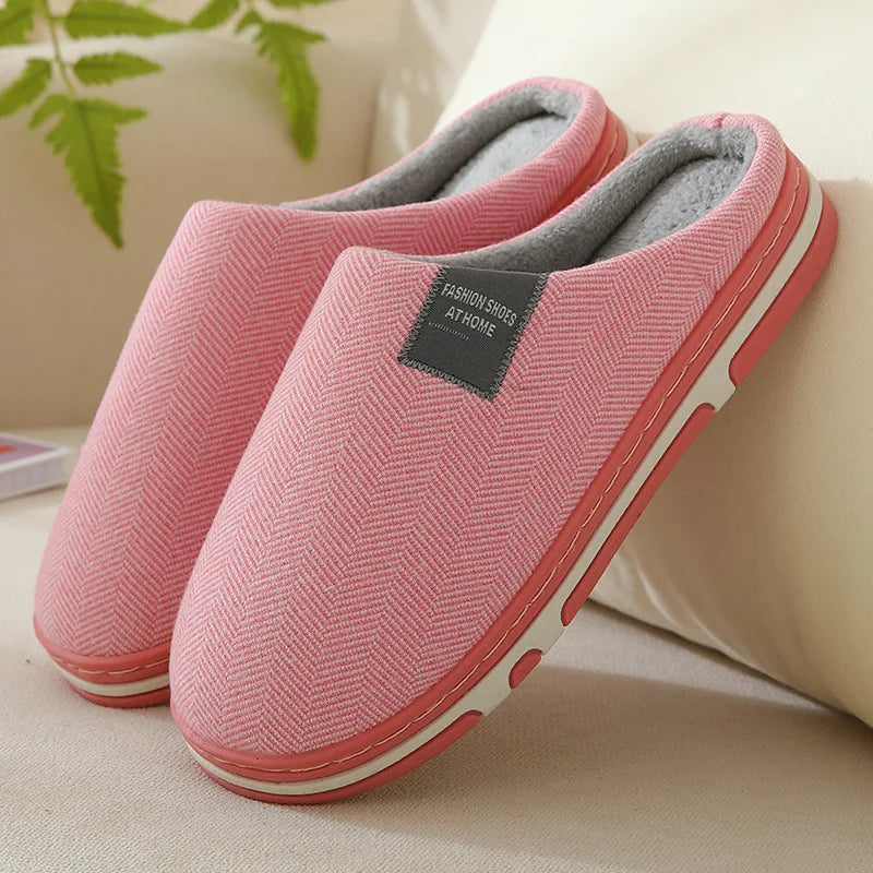 Chaussons d'hiver homme chauds et antidérapants