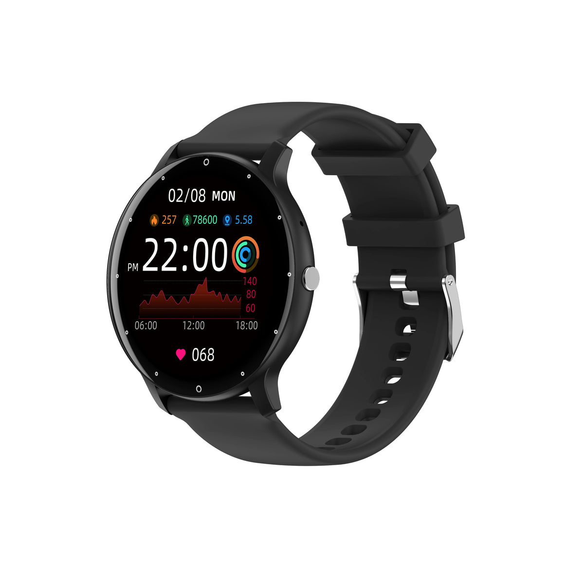 Montre connectée femme – cardio, sommeil, étanche IP67