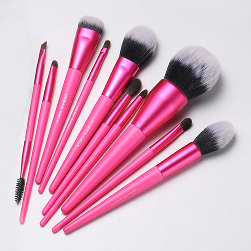 Set de 10 pinceaux de maquillage professionnels