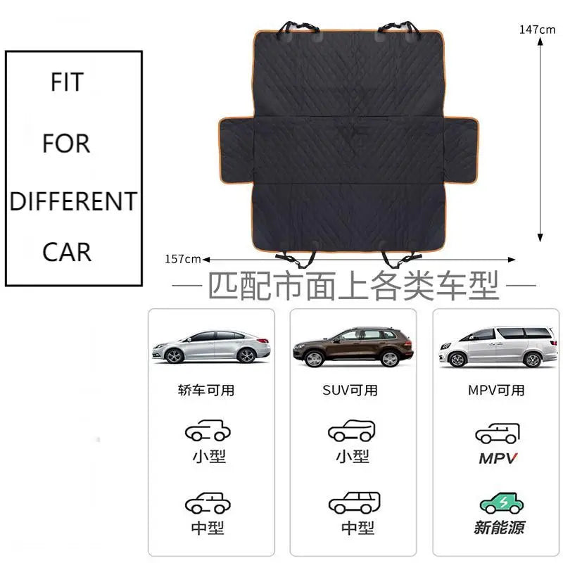Housse de siège arrière voiture pour chien – imperméable