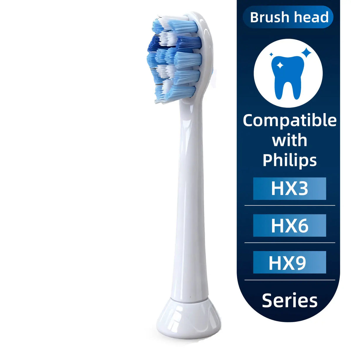 Têtes de brosse à dents compatibles Oral-B – poils souples