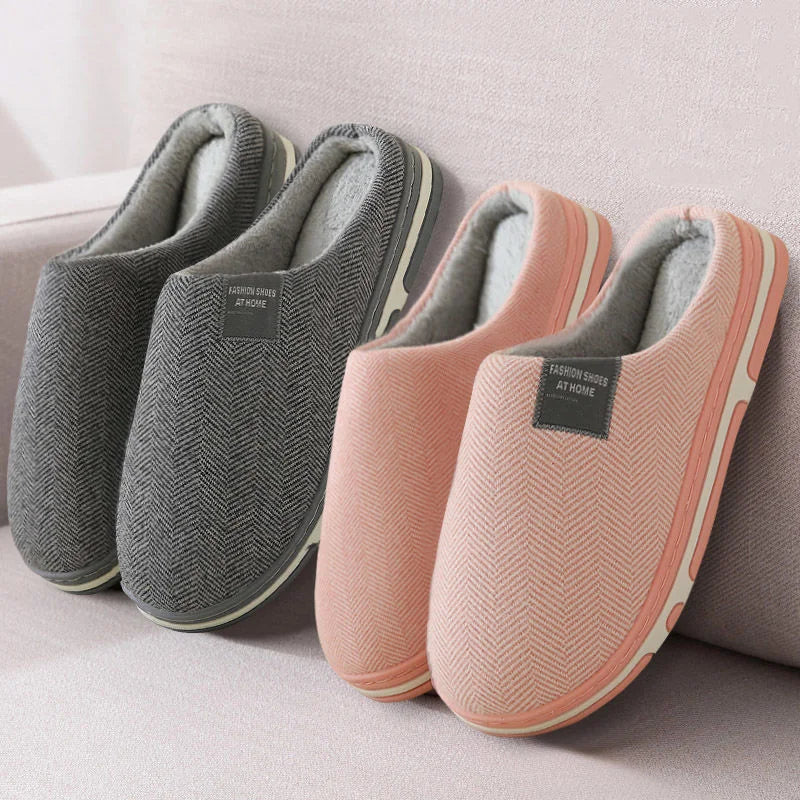 Chaussons d'hiver homme chauds et antidérapants