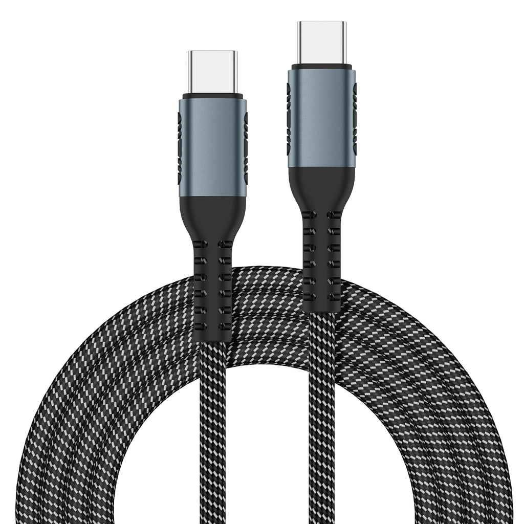 Câble USB-C vers USB-C 100 W tressé – charge rapide