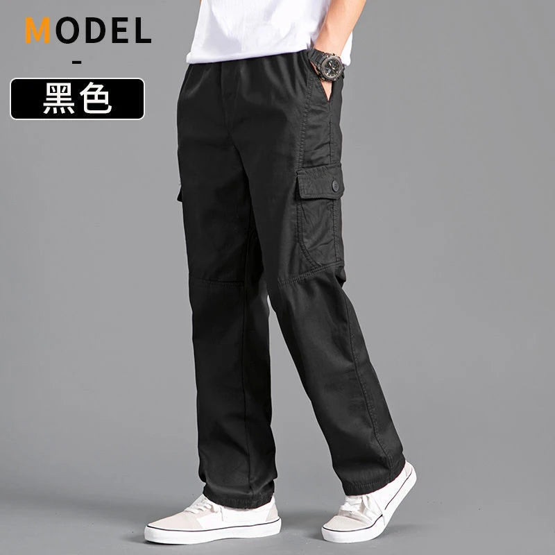 Pantalon cargo homme en coton – multi-poches, 4 modèles, jusqu'au 6XL