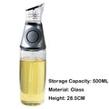 Vaporisateur et distributeur d'huile 2 en 1 en verre – 500 ml