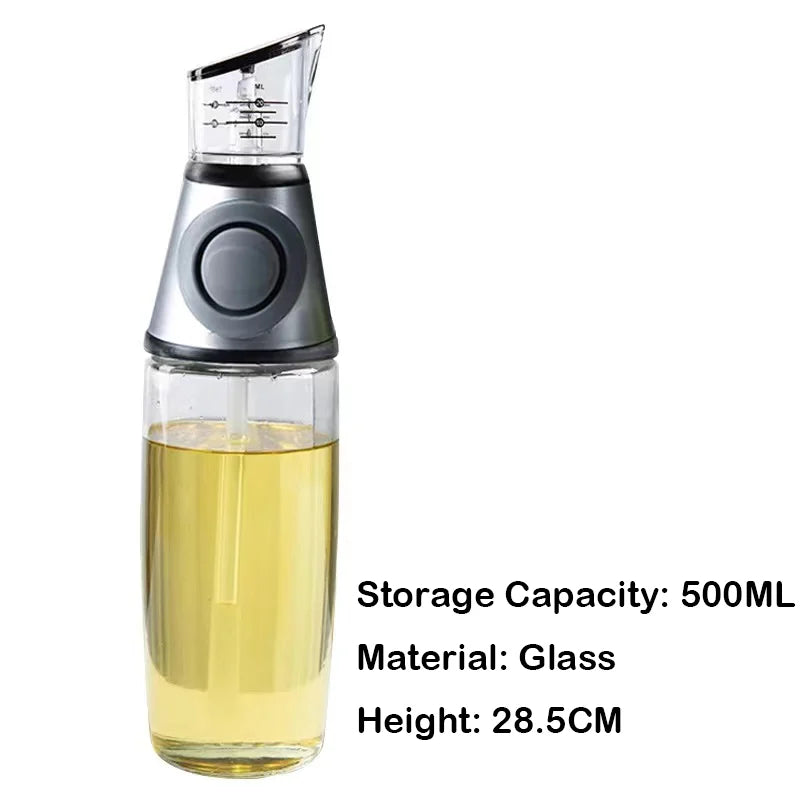 Vaporisateur et distributeur d'huile 2 en 1 en verre – 500 ml