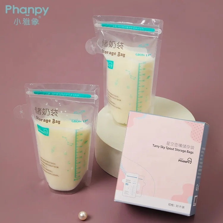 Sachets de conservation du lait maternel 200 ml – boîte de 30