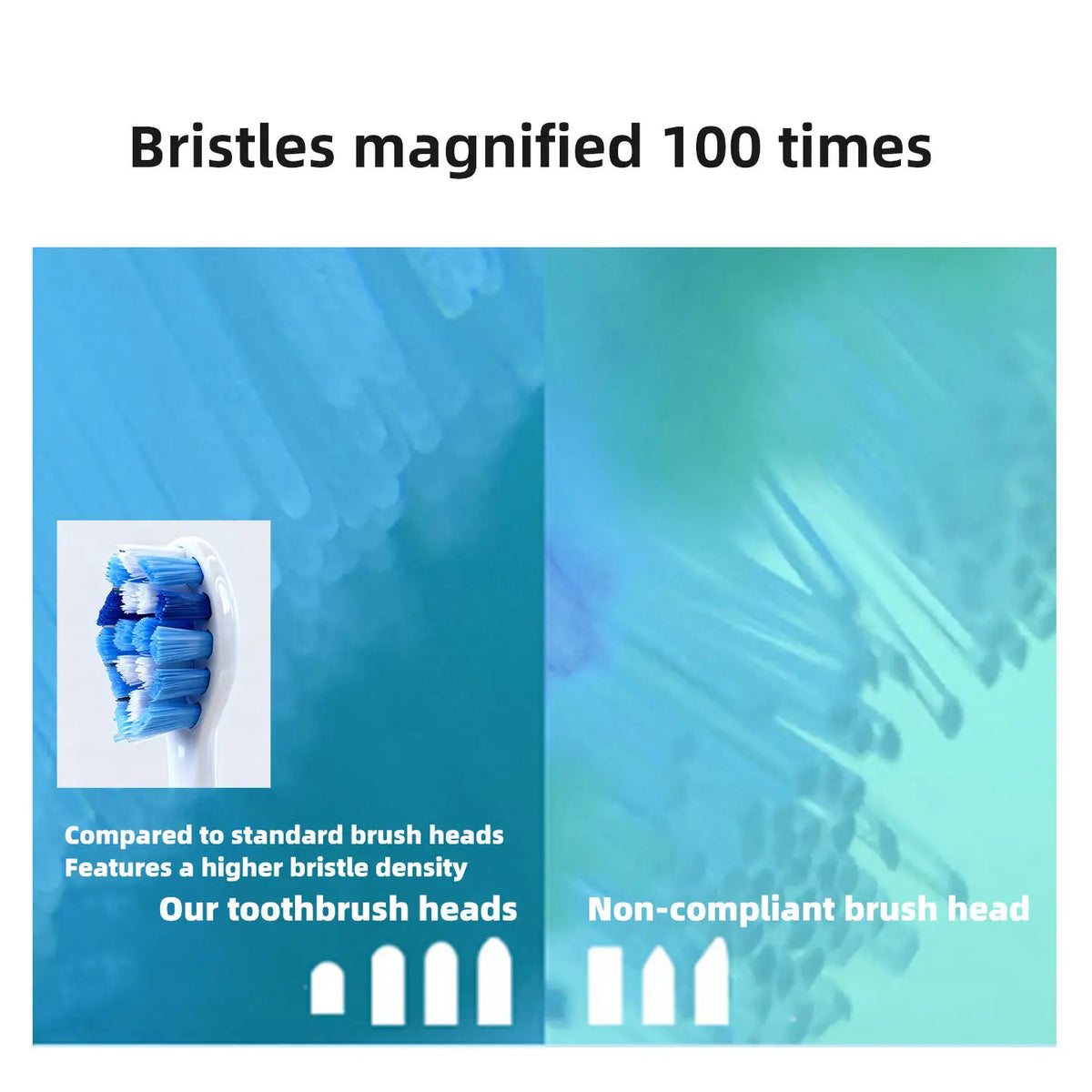 Têtes de brosse à dents compatibles Oral-B – poils souples