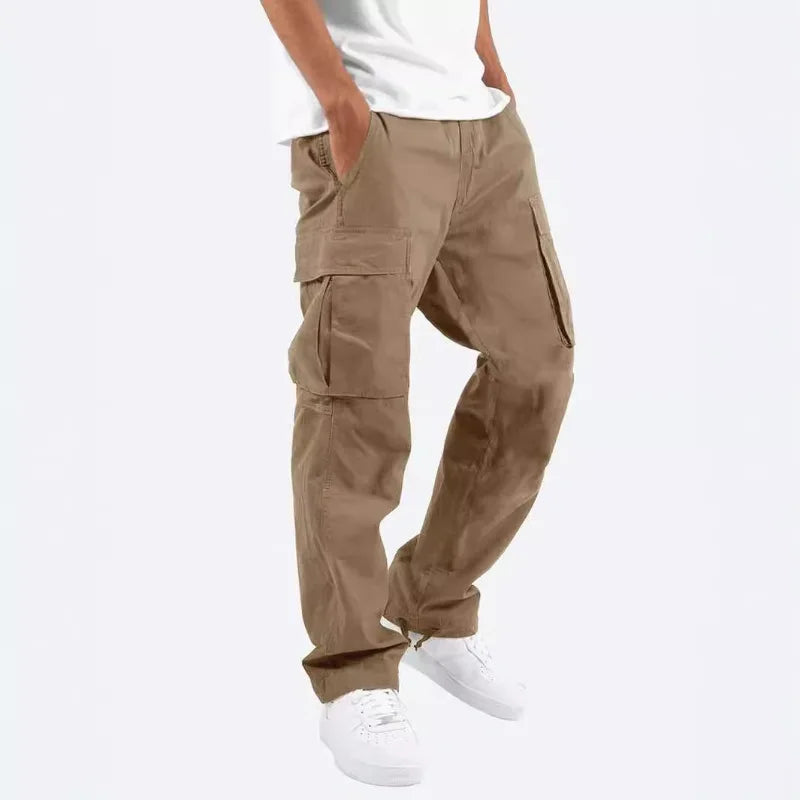 Pantalon cargo homme multi-poches – coupe jogger