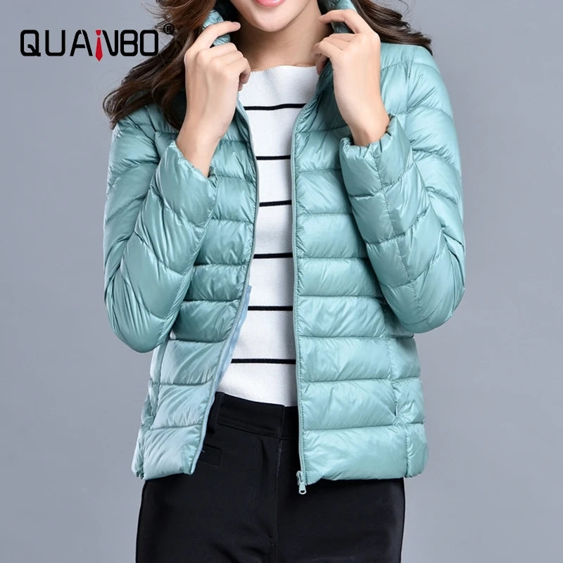 Doudoune courte femme ultra-légère et pliable – 15 coloris