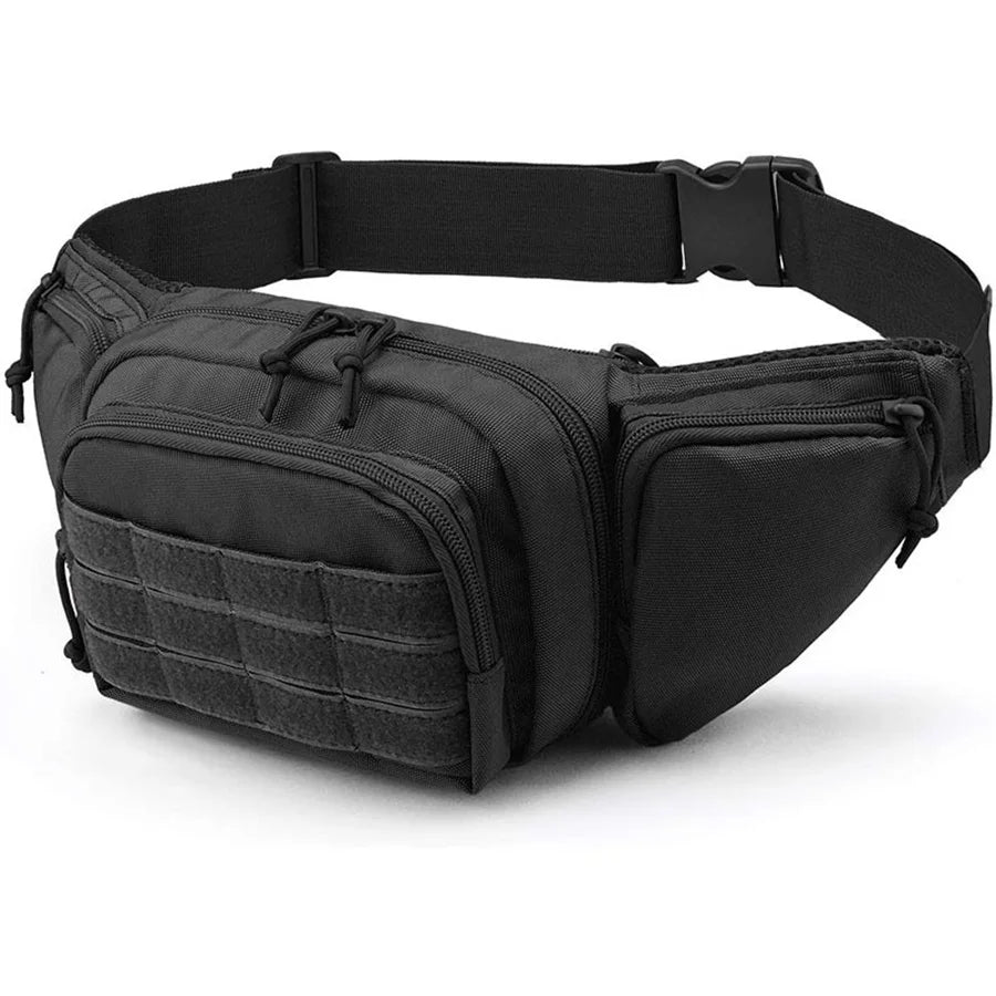 Sac banane de sport et randonnée – multi-poches, bandoulière réglable