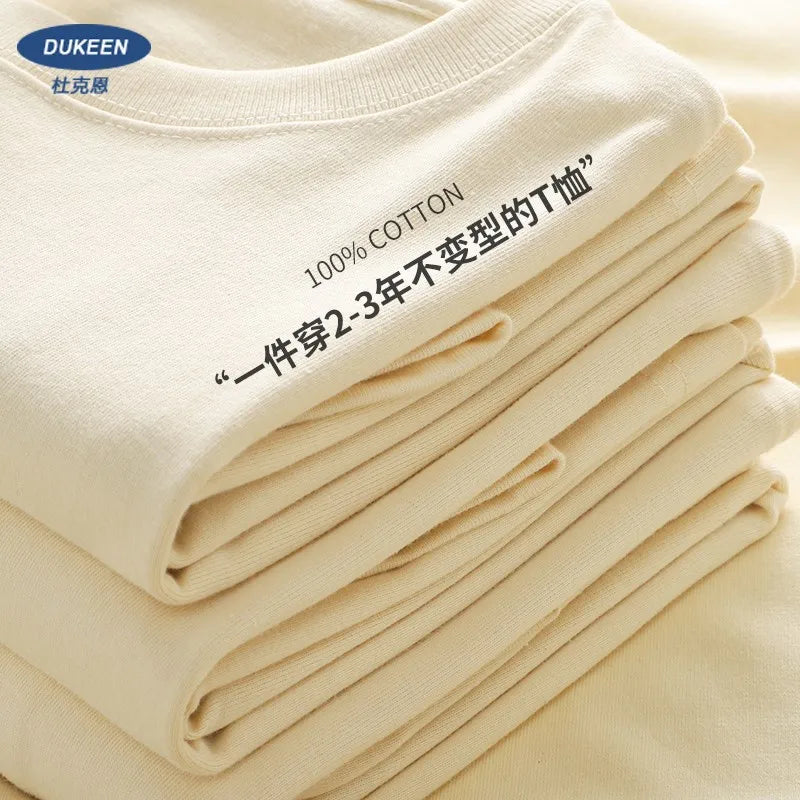 T-shirt homme coton épais 280 g – coupe oversize, 17 coloris