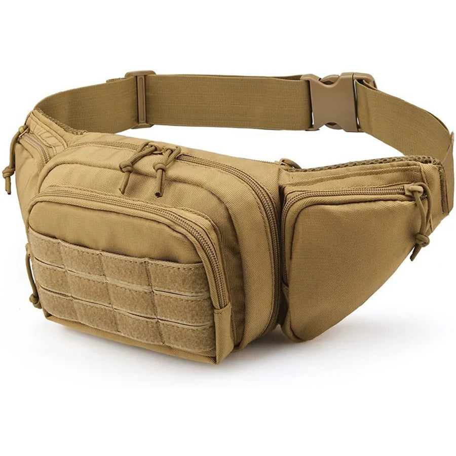 Sac banane de sport et randonnée – multi-poches, bandoulière réglable