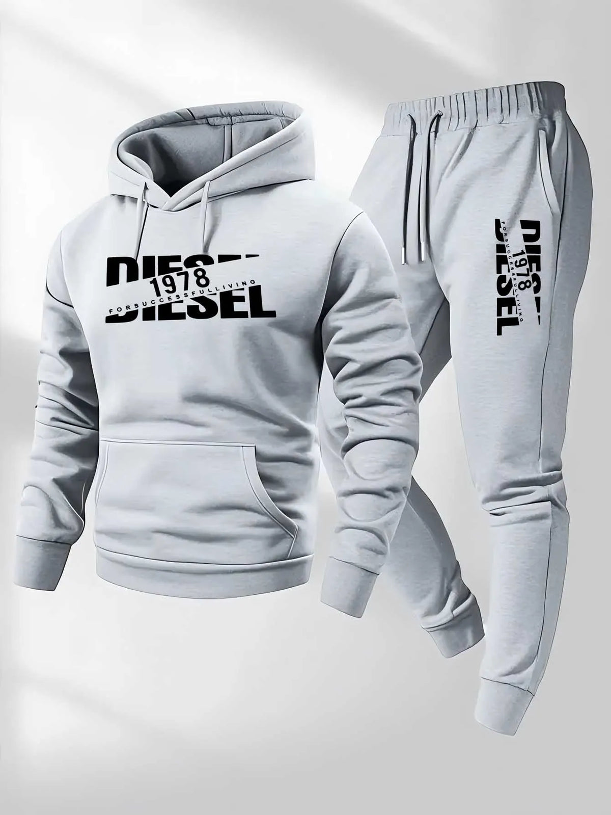 Survêtement homme 2 pièces à capuche – sweat et pantalon