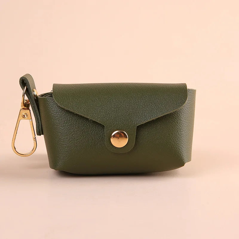 Distributeur de sacs à déjections pour chien – attache en cuir