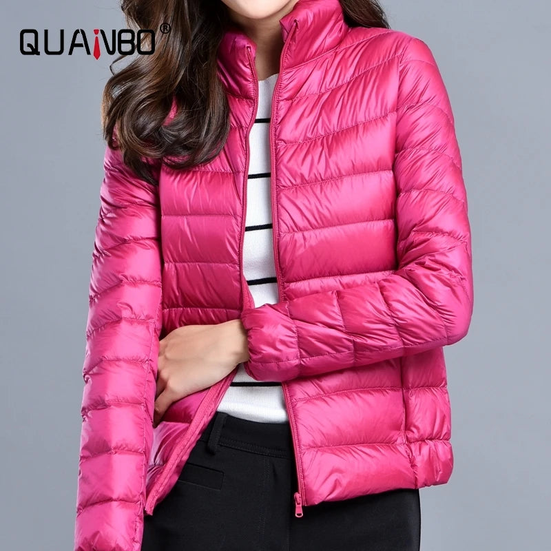 Doudoune courte femme ultra-légère et pliable – 15 coloris