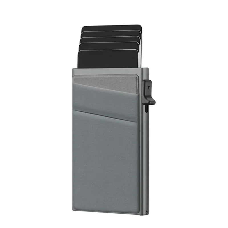 Porte-cartes anti-RFID en aluminium – compact et solide