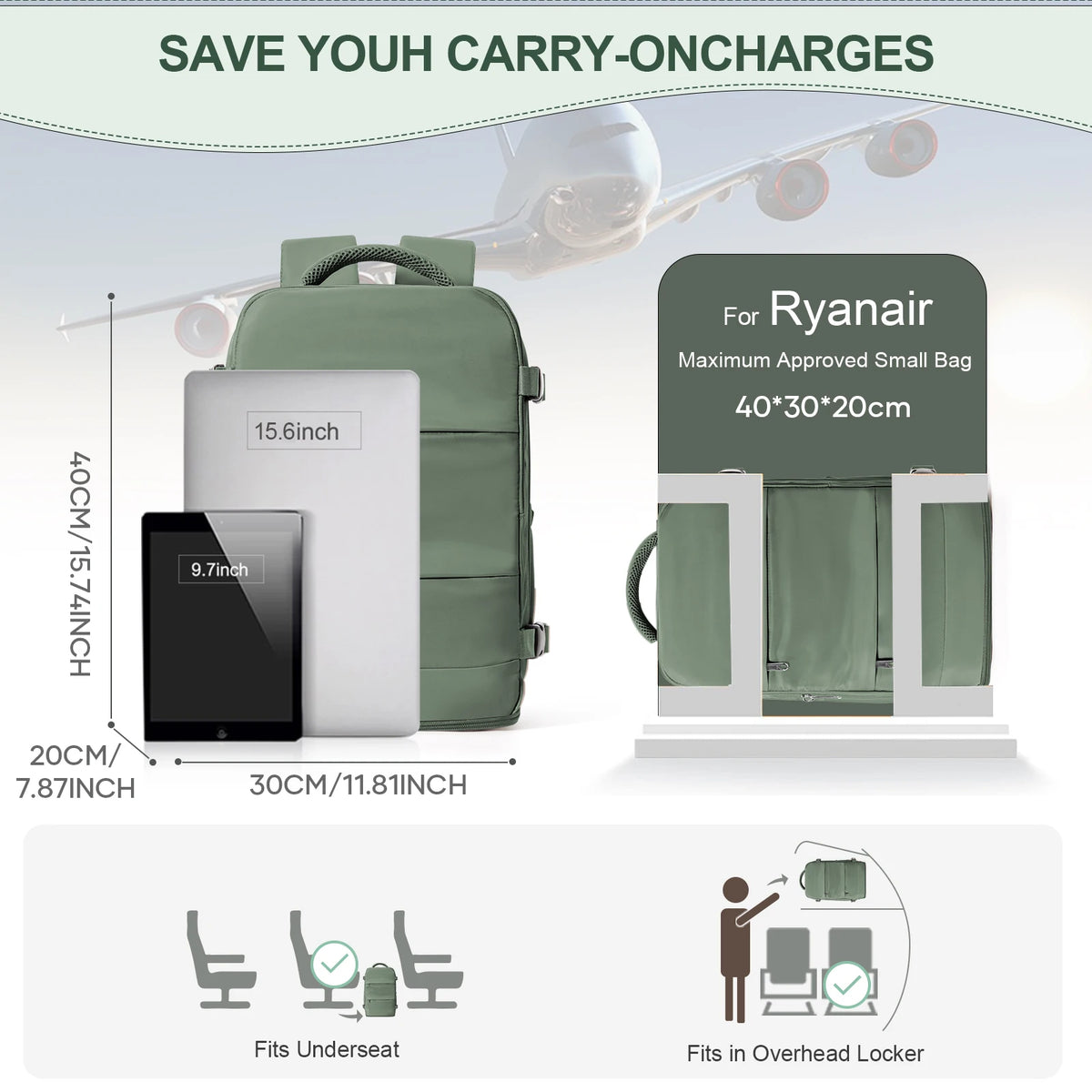 Sac à dos cabine 40 × 30 × 20 cm – bagage à main sans supplément