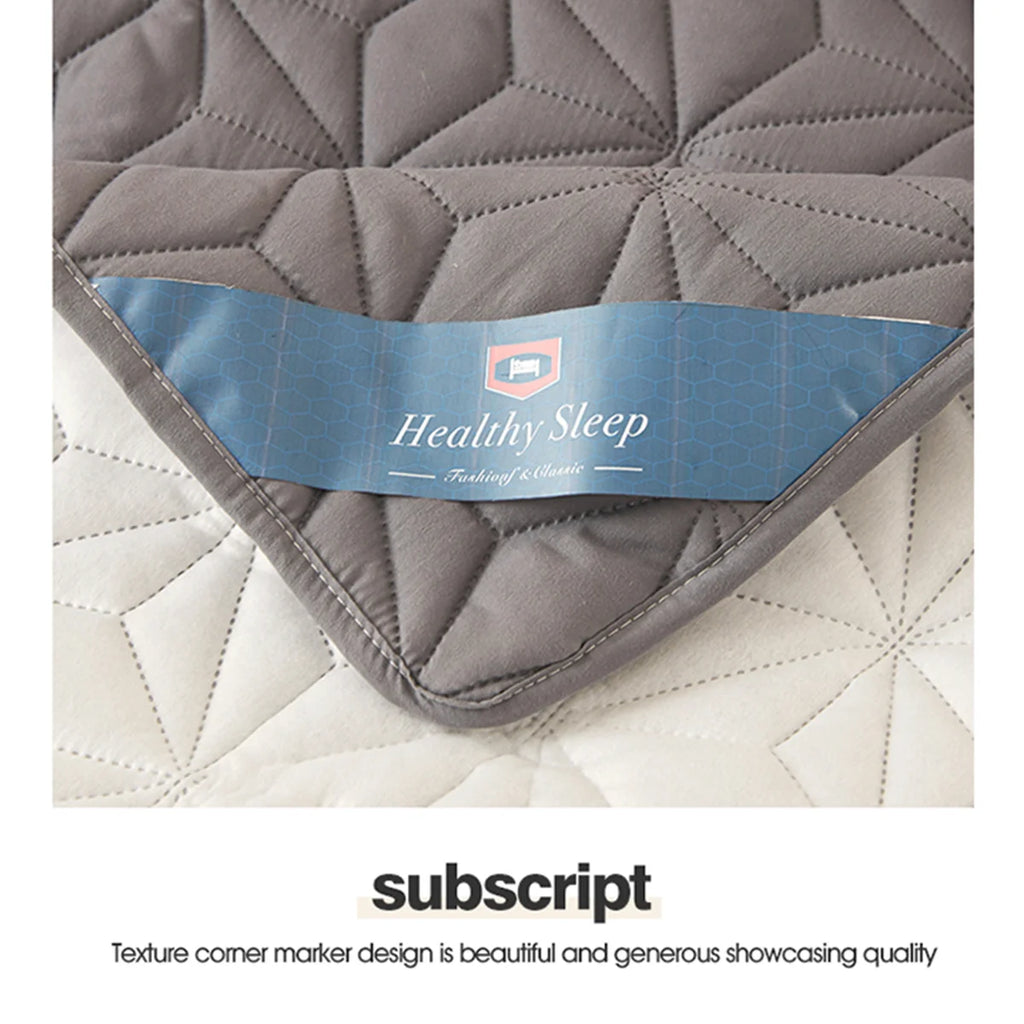 Protège-matelas imperméable matelassé – bande élastique, 14 tailles