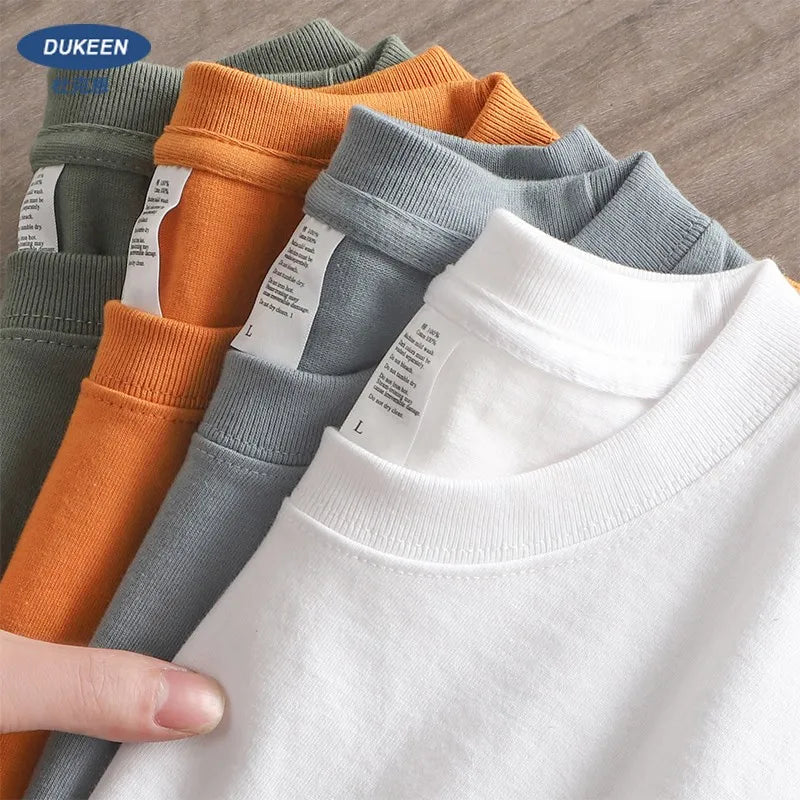 T-shirt homme coton épais 280 g – coupe oversize, 17 coloris