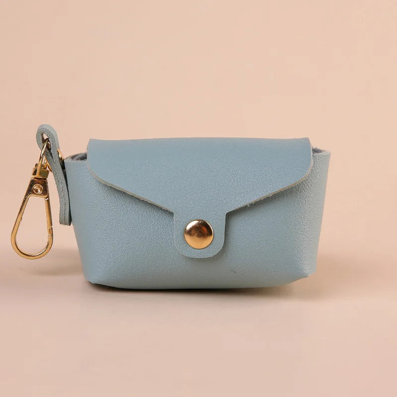 Distributeur de sacs à déjections pour chien – attache en cuir