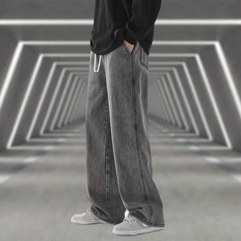 Jean large homme baggy – coupe droite ample