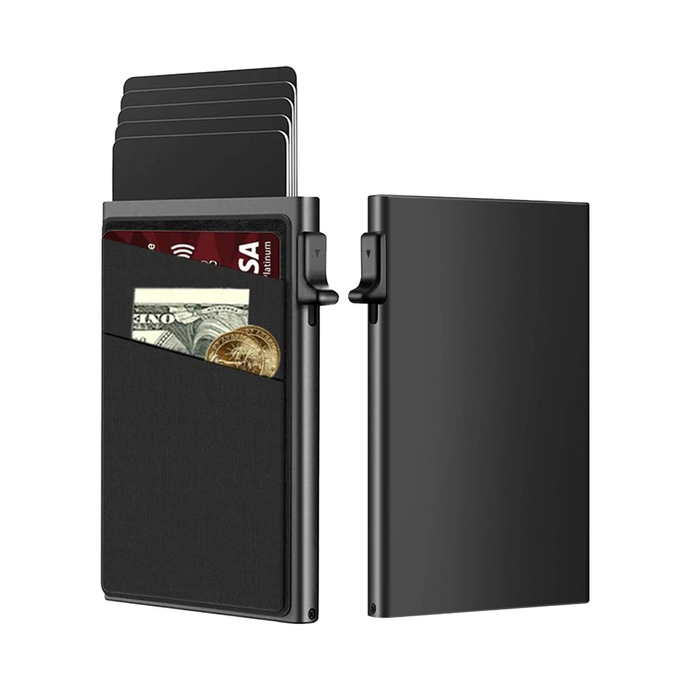 Porte-cartes anti-RFID en aluminium – compact et solide