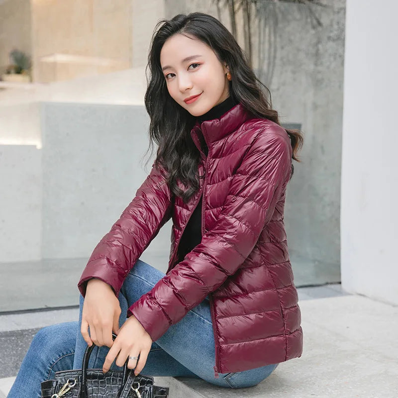 Doudoune courte femme ultra-légère et pliable – 15 coloris