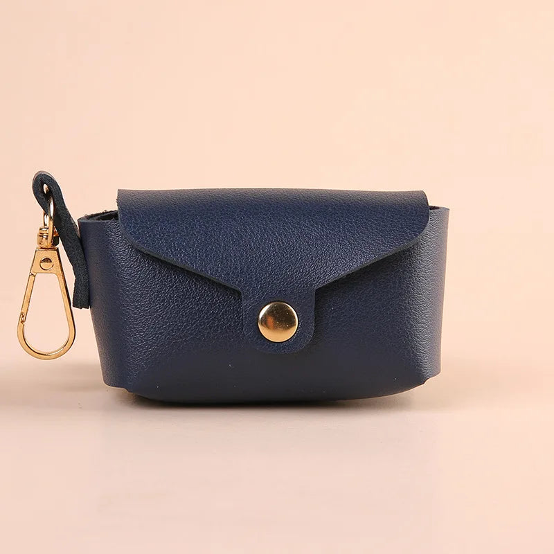 Distributeur de sacs à déjections pour chien – attache en cuir