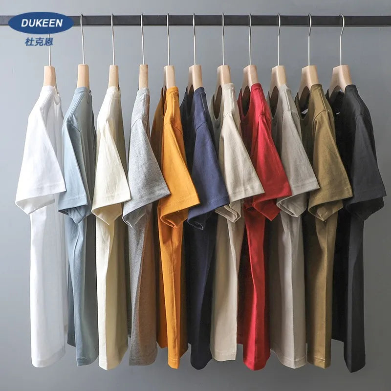T-shirt homme coton épais 280 g – coupe oversize, 17 coloris