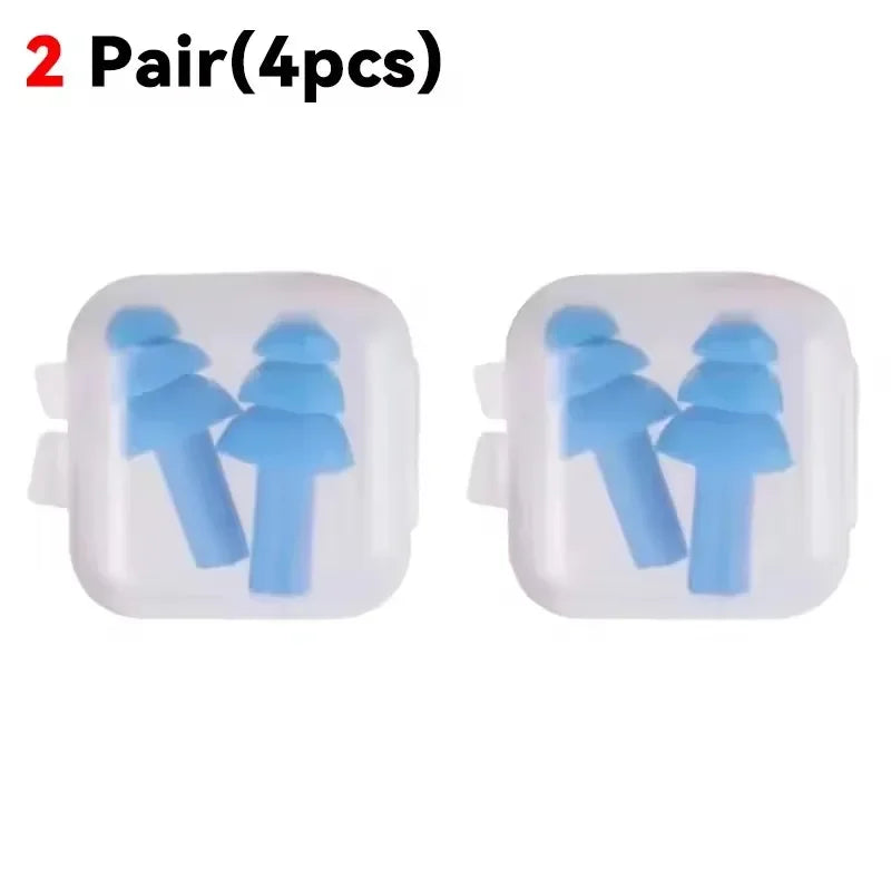 Bouchons d'oreilles en silicone réutilisables – de 1 à 25 paires