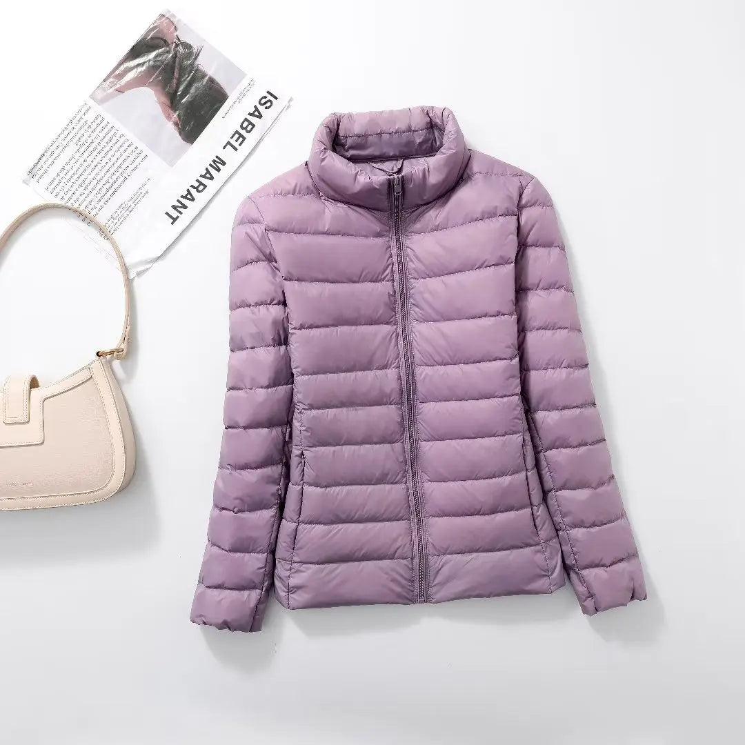 Doudoune courte femme ultra-légère et pliable – 15 coloris