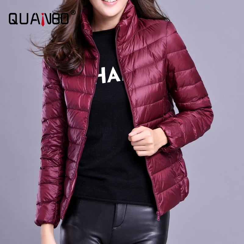 Doudoune courte femme ultra-légère et pliable – 15 coloris