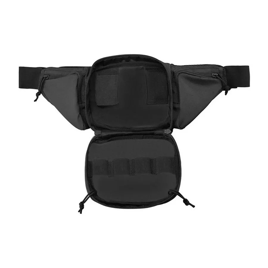 Sac banane de sport et randonnée – multi-poches, bandoulière réglable