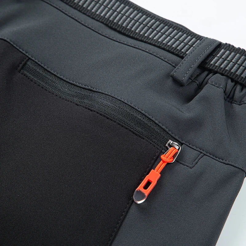 Pantalon homme doublé polaire – chaud, déperlant et coupe-vent