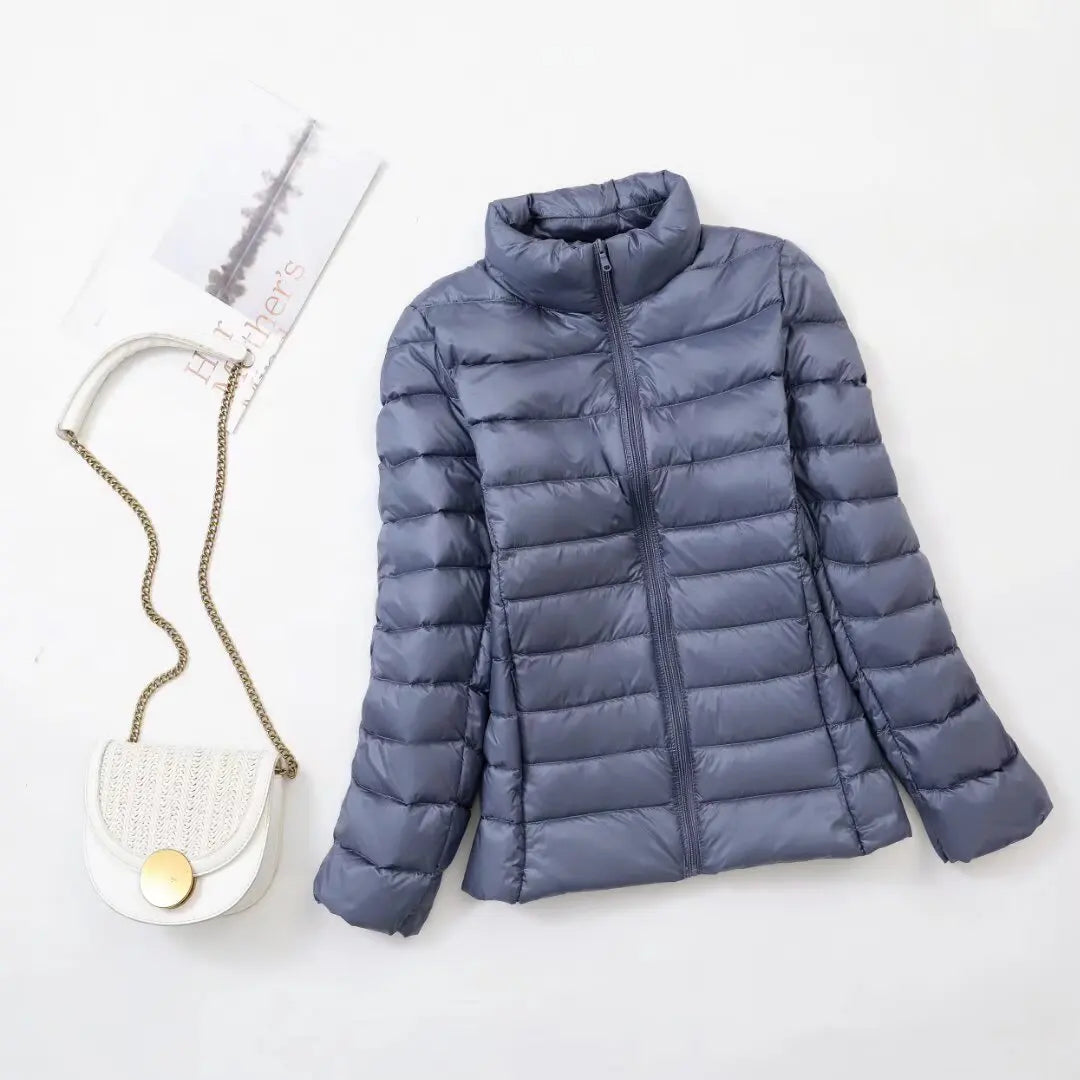 Doudoune courte femme ultra-légère et pliable – 15 coloris