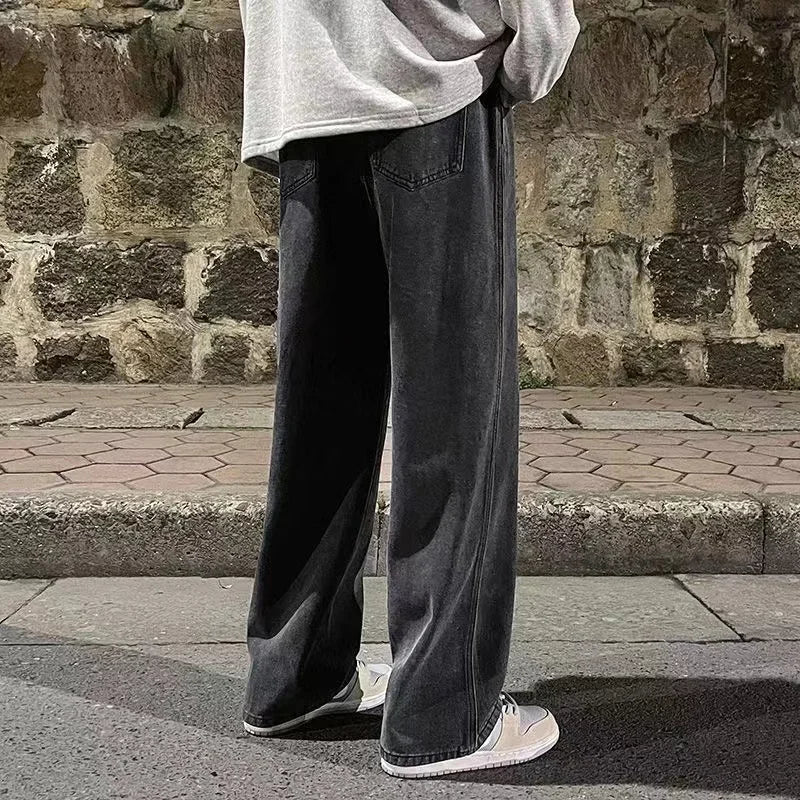 Jean large homme baggy – coupe droite ample