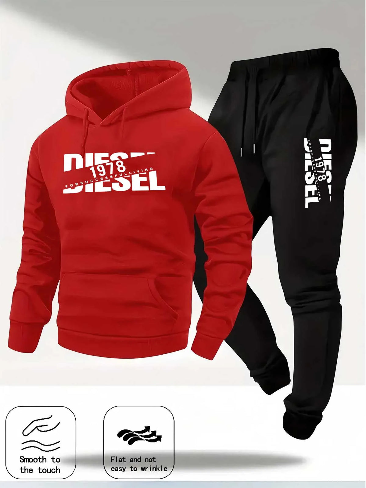 Survêtement homme 2 pièces à capuche – sweat et pantalon
