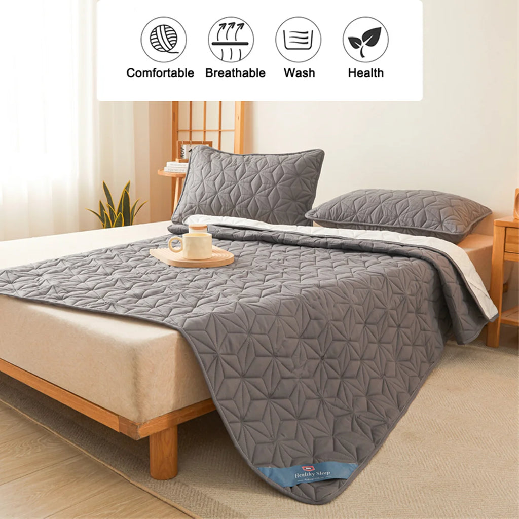 Protège-matelas imperméable matelassé – bande élastique, 14 tailles