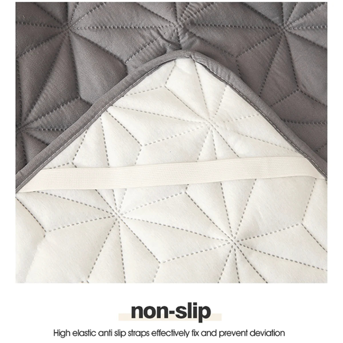 Protège-matelas imperméable matelassé – bande élastique, 14 tailles